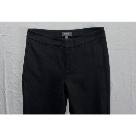 NYDJ Lift/Tuck Chino Style Ponte Knit Pants, Trousers. Black, Women's 4. EUC!! - Picture 6 of 9